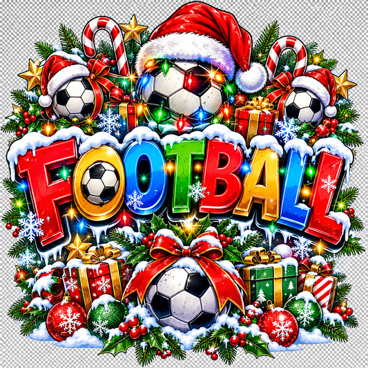 Football Christmas wraps  - all teams exclusive (UVPOD)
