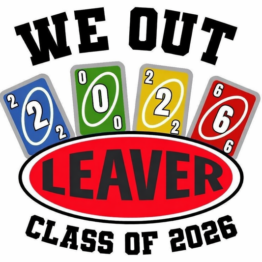 Leavers uno style DTF (POD) exclusive