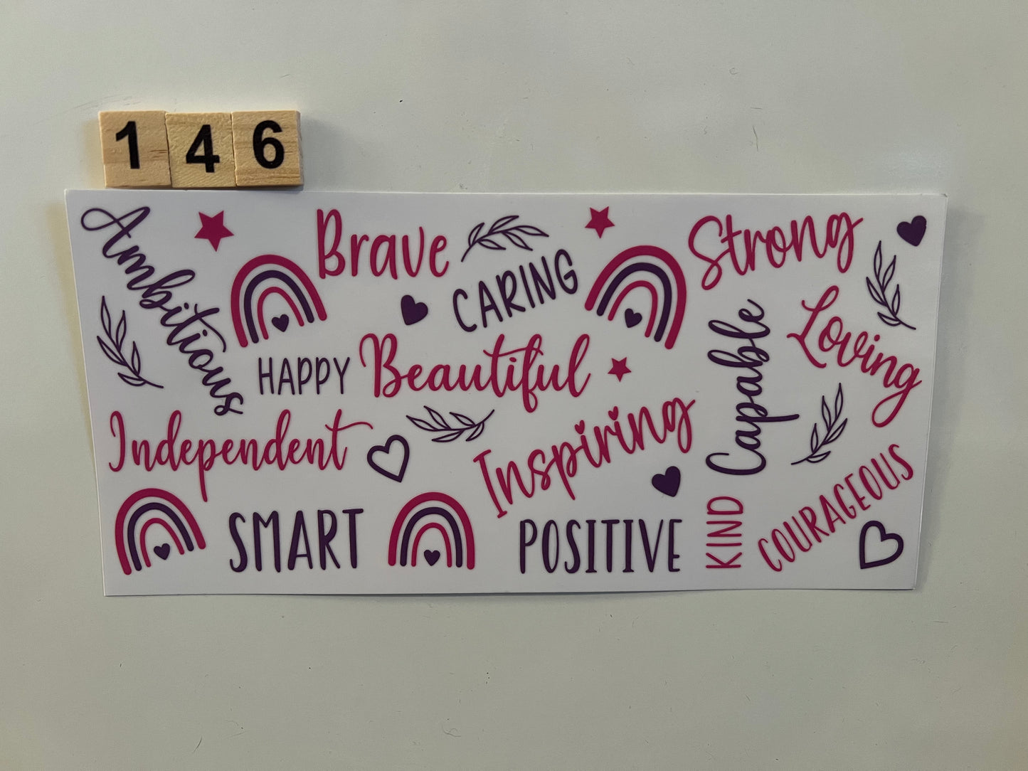 Inspirational wrap (UVPOD)