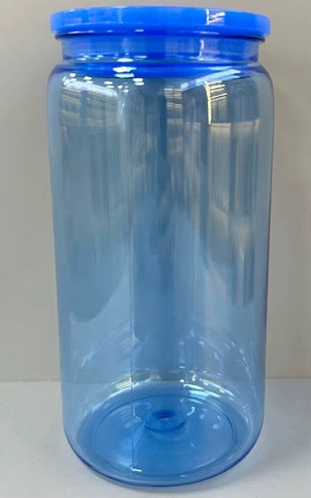 16oz BPA free plastic florescent libbey cans - cannot be sent by large letter postage