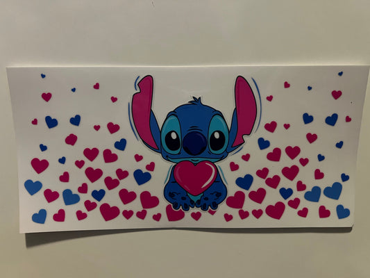 Stitch love hearts wrap