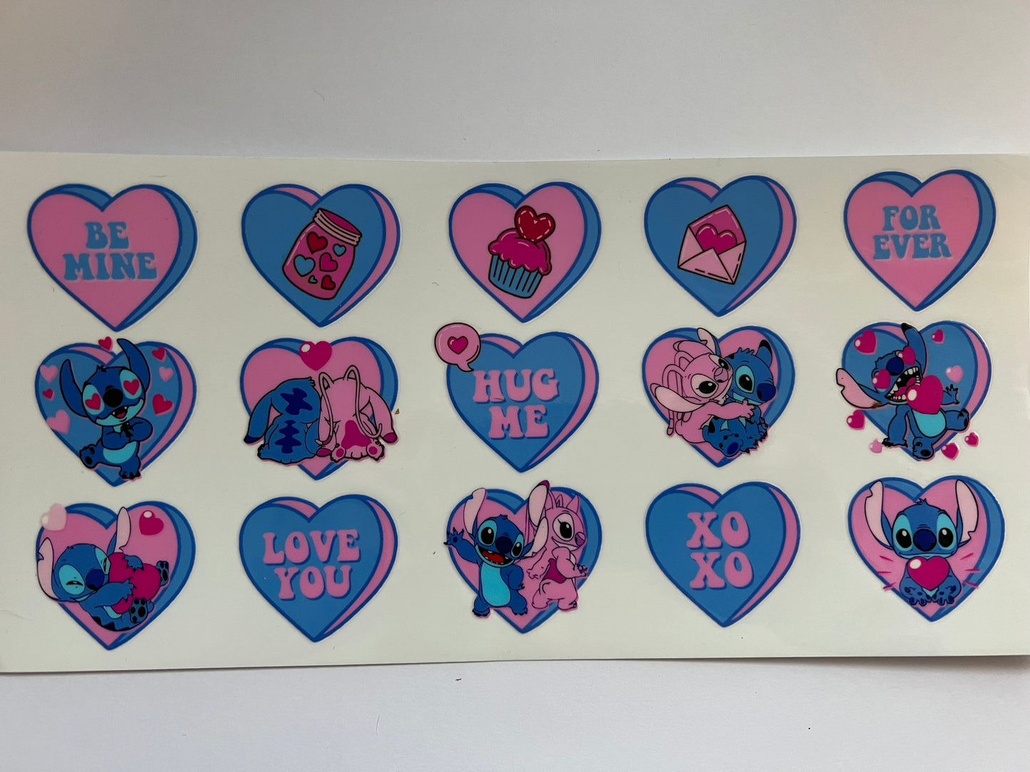 Stitch with angel  love hearts wrap
