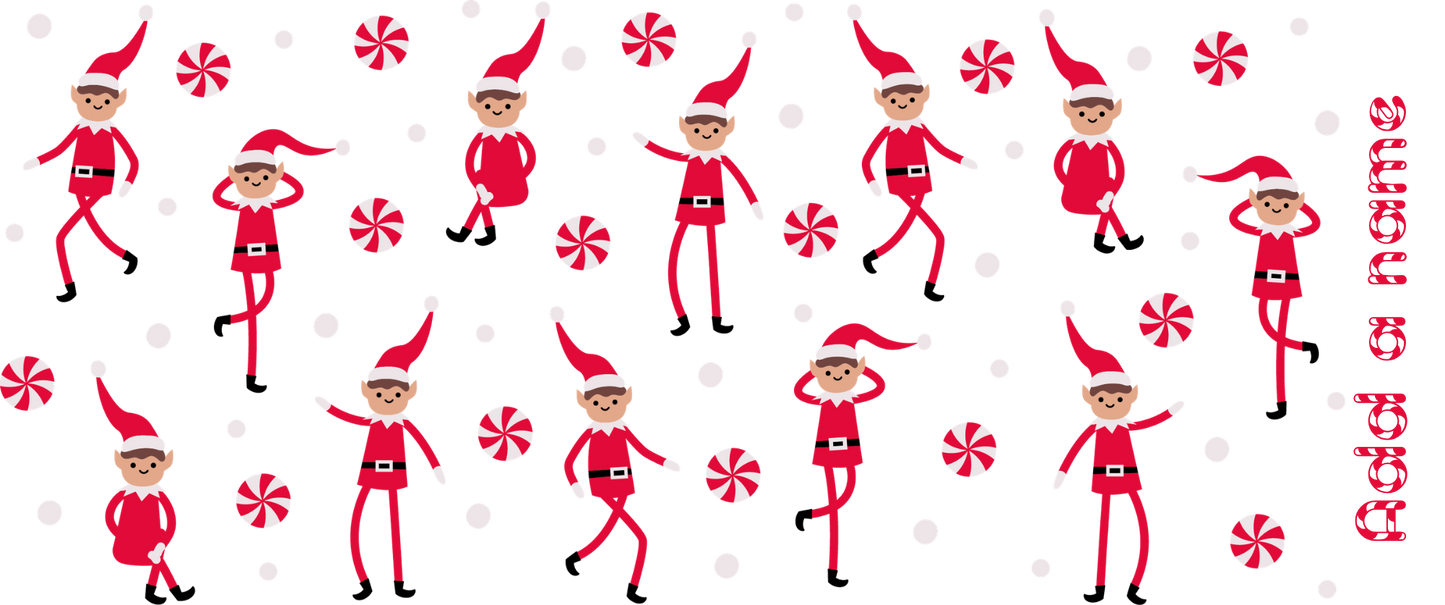 Elf wrap with personalised option  (UVPOD) exclusive