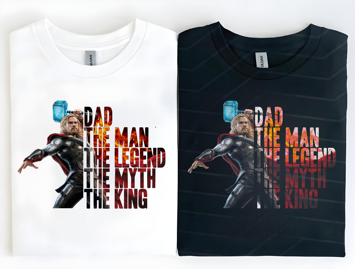 Dad the man the myth character 20cm DTF (POD)