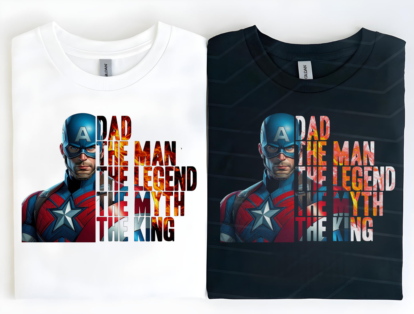 Dad the man the myth character 20cm DTF (POD)