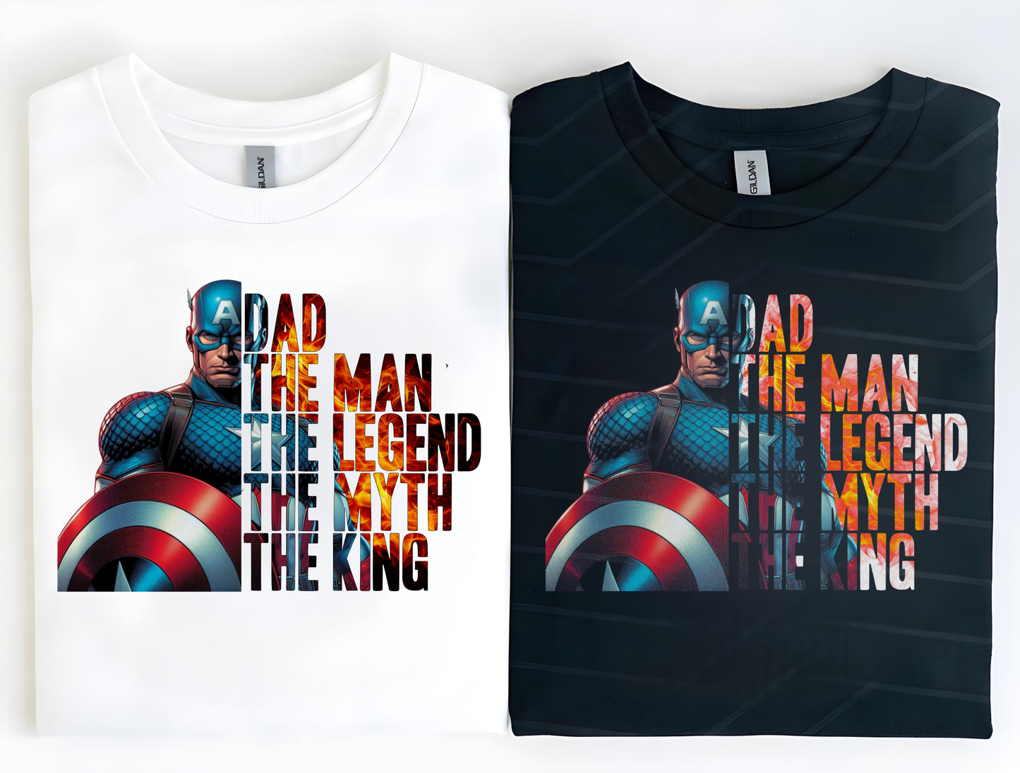 Dad the man the myth character 20cm DTF (POD)