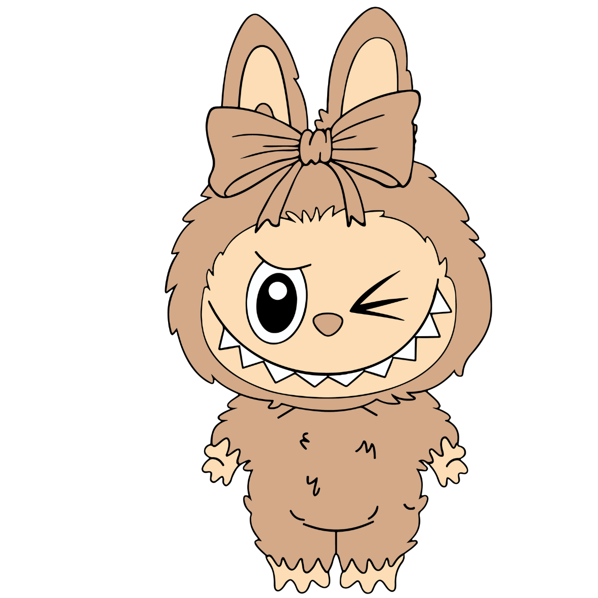 Labubu singles DTF (POD)