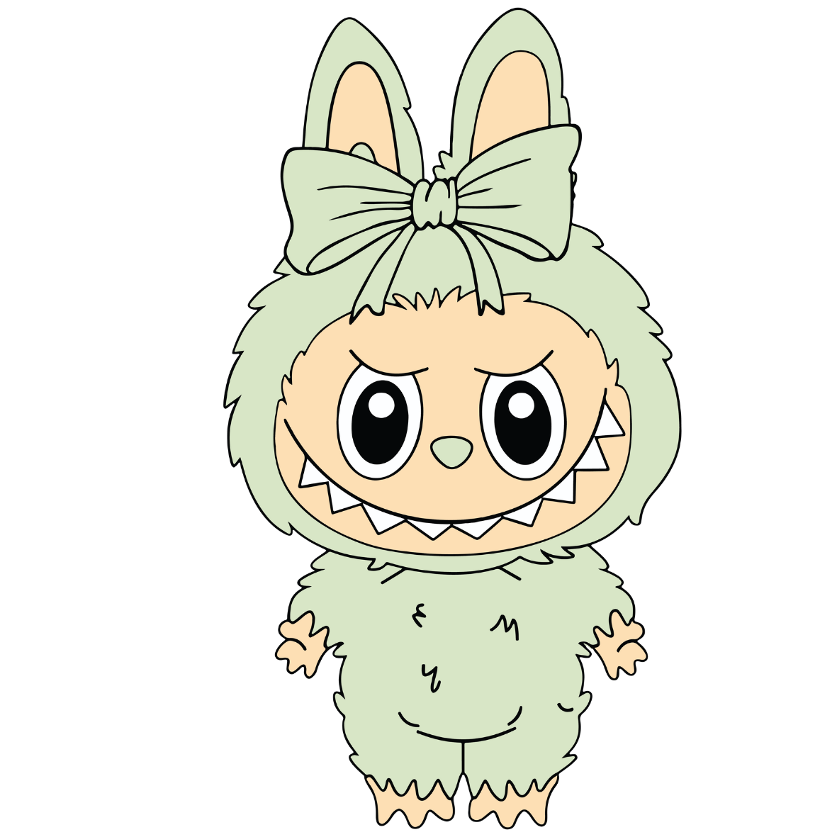 Labubu singles DTF (POD)