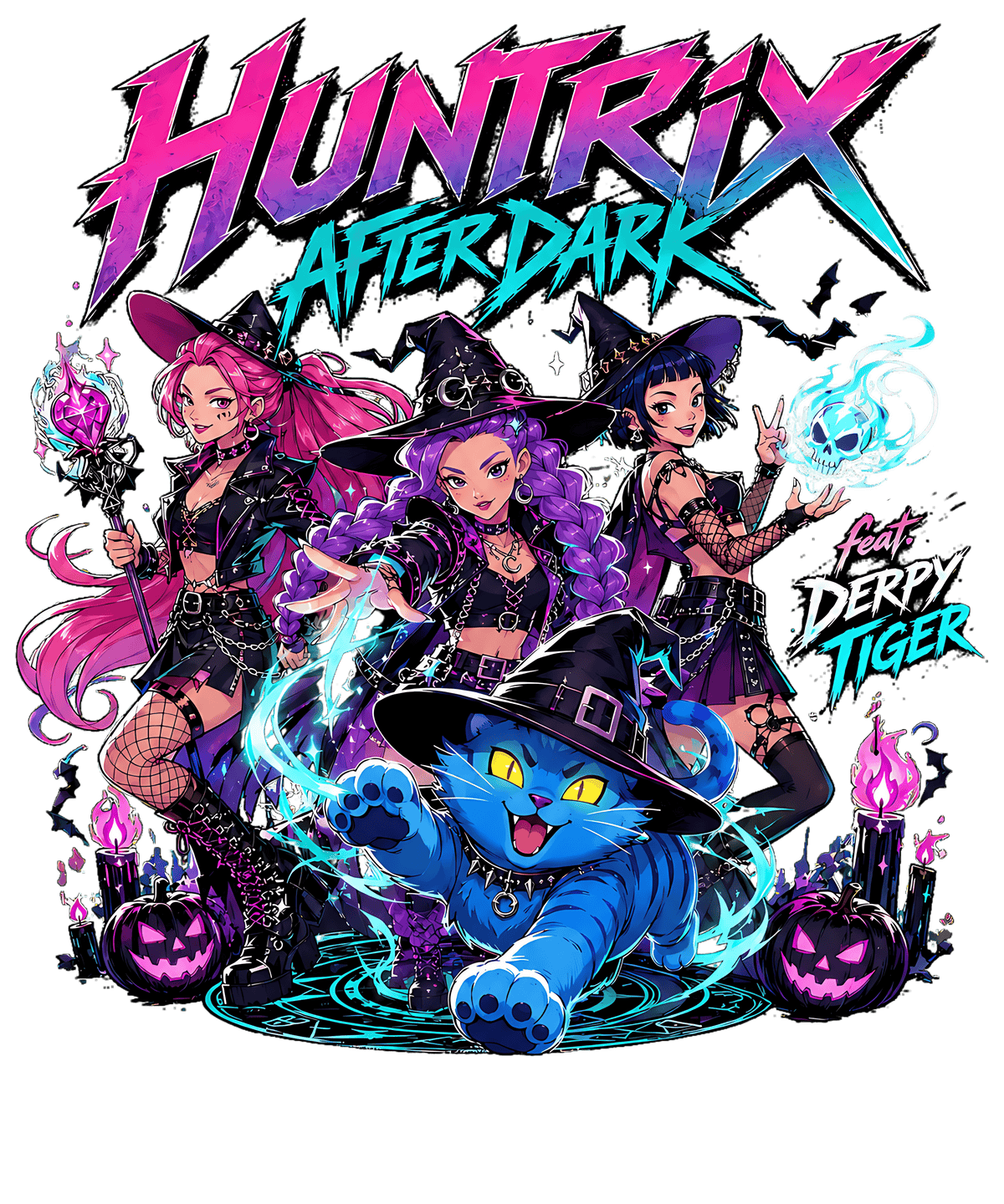 Halloween Huntrix decals exclusive (UVPOD)