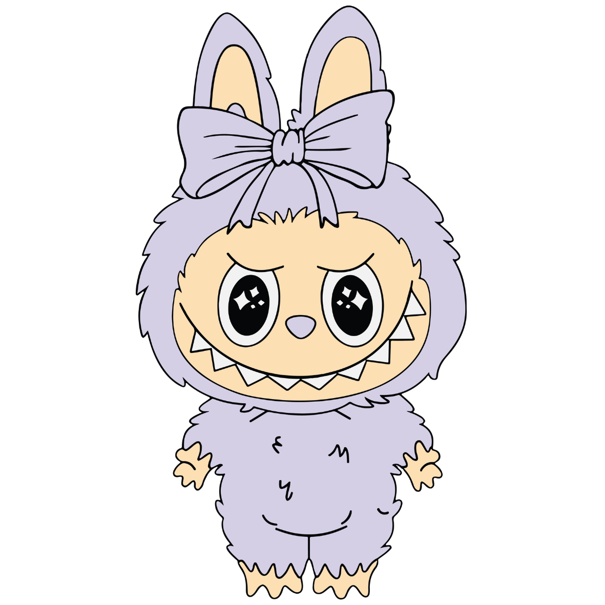 Labubu singles DTF (POD)