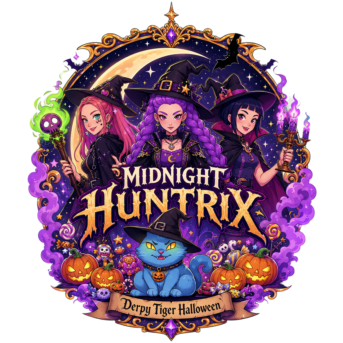Halloween Huntrix decals exclusive (UVPOD)
