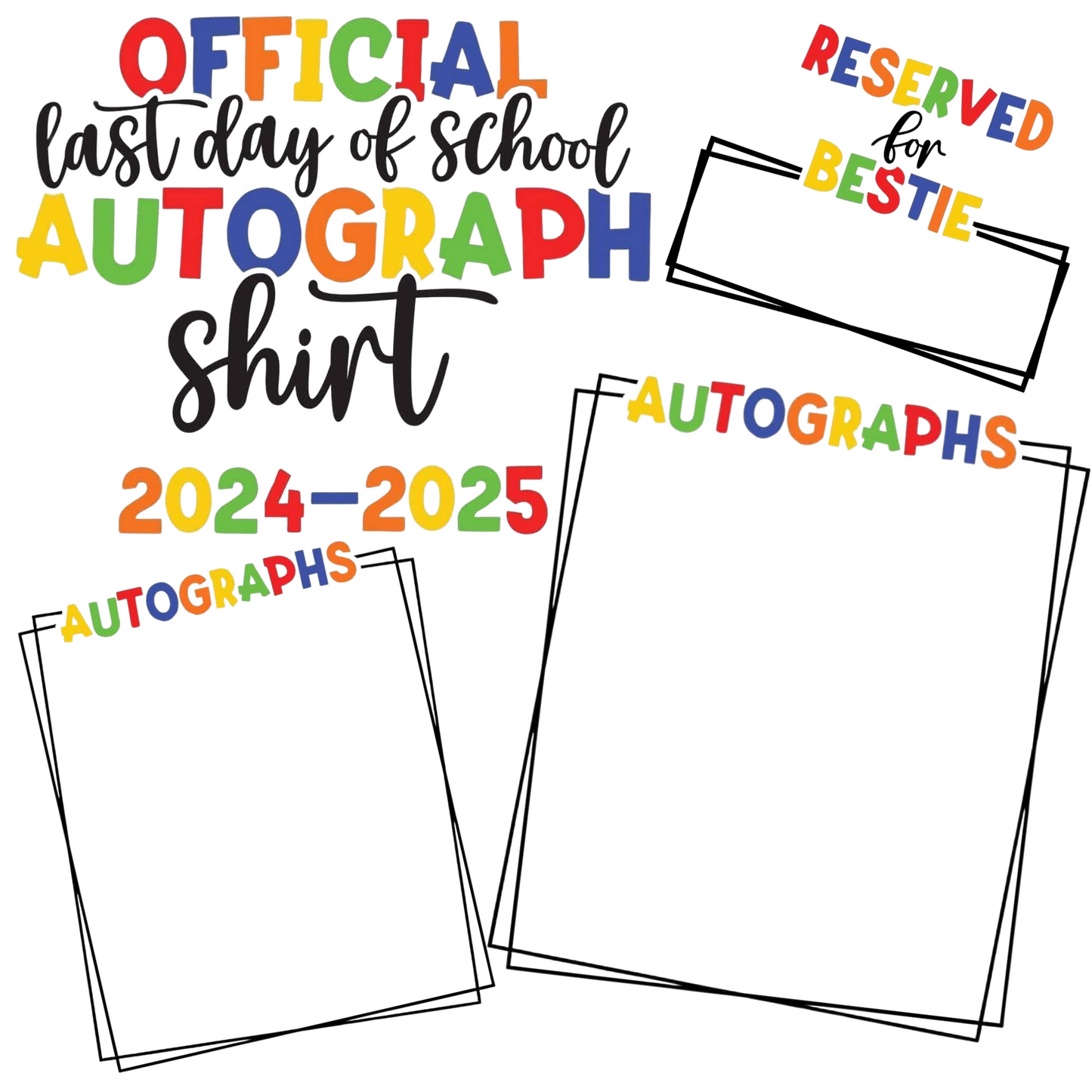 Official Autograph Shirt DTF (POD)