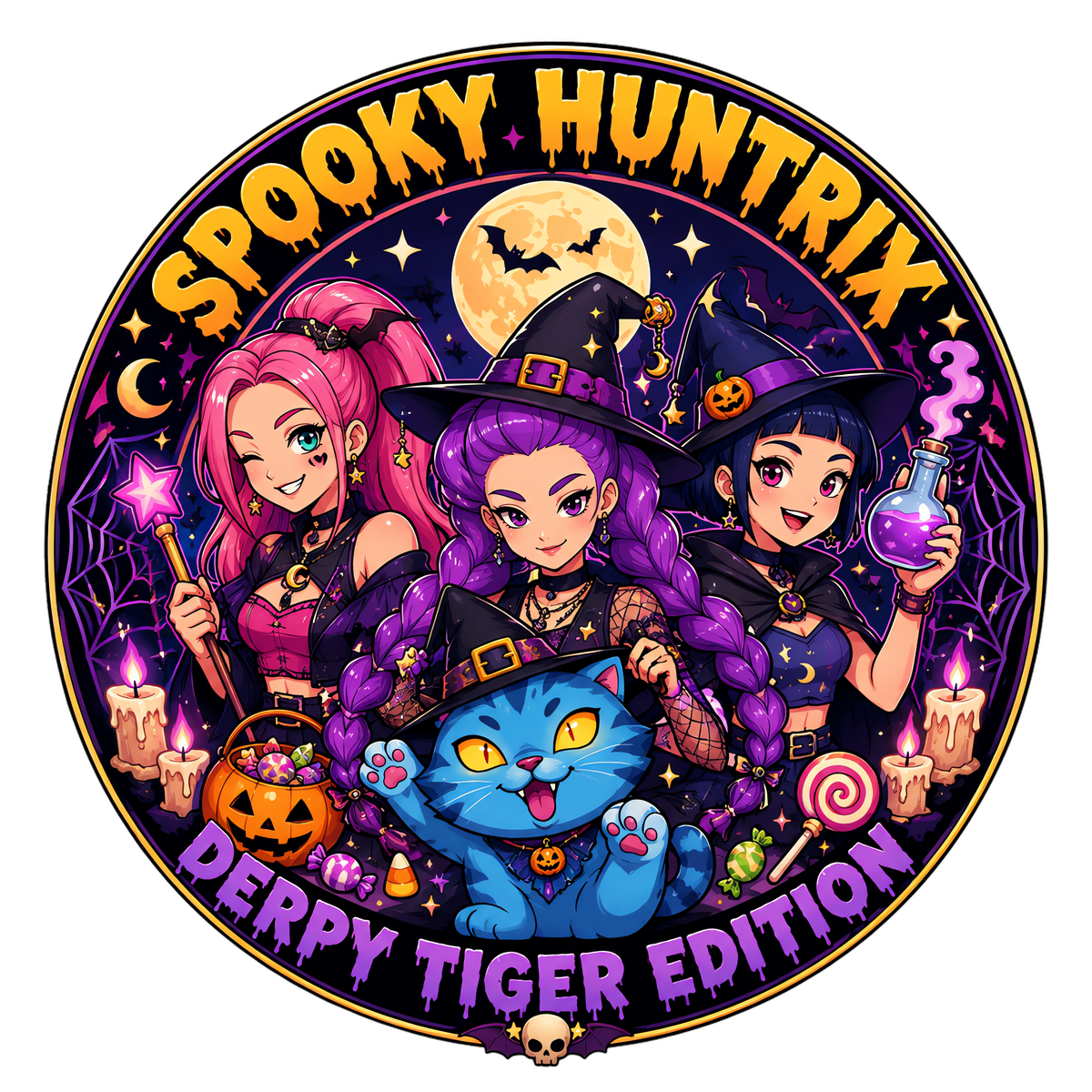 Halloween Huntrix decals exclusive (UVPOD)